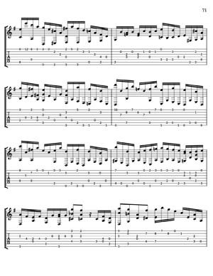 Bach Well Tempered Clavier for 7 string guitar Vol 2