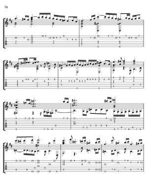 Bach Well Tempered Clavier for 7 string guitar Vol 2