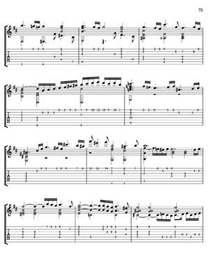 Bach Well Tempered Clavier for 7 string guitar Vol 2