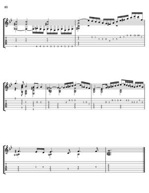 Bach Well Tempered Clavier for 7 string guitar Vol 2