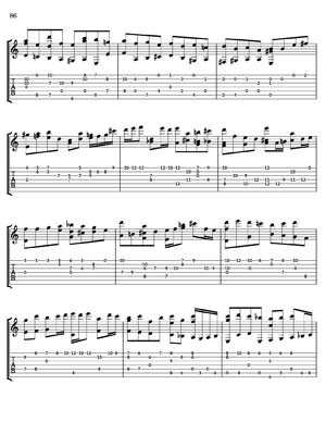 Bach Well Tempered Clavier for 7 string guitar Vol 2