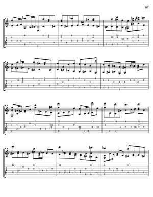 Bach Well Tempered Clavier for 7 string guitar Vol 2