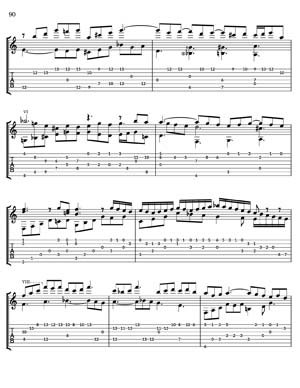 Bach Well Tempered Clavier for 7 string guitar Vol 2