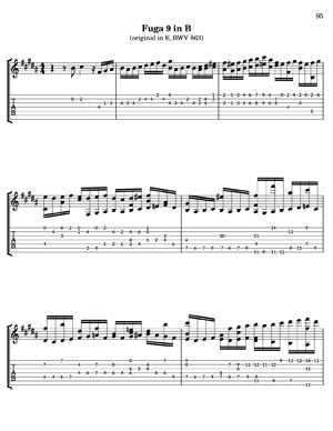 Bach Well Tempered Clavier for 7 string guitar Vol 2