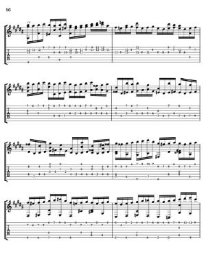 Bach Well Tempered Clavier for 7 string guitar Vol 2