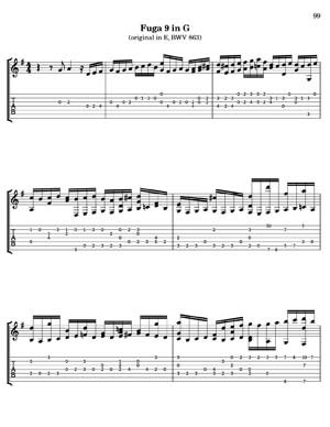Bach Well Tempered Clavier for 7 string guitar Vol 2