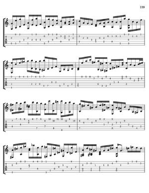 Bach Well Tempered Clavier for 7 string guitar Vol 2