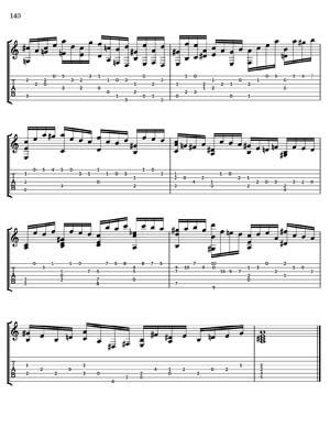Bach Well Tempered Clavier for 7 string guitar Vol 2