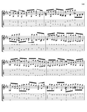 Bach Well Tempered Clavier for 7 string guitar Vol 2