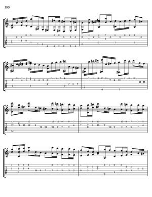 Bach Well Tempered Clavier for 7 string guitar Vol 2