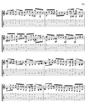 Bach Well Tempered Clavier for 7 string guitar Vol 2