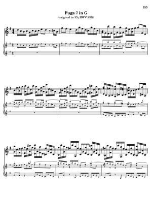 Bach Well Tempered Clavier for 7 string guitar Vol 2