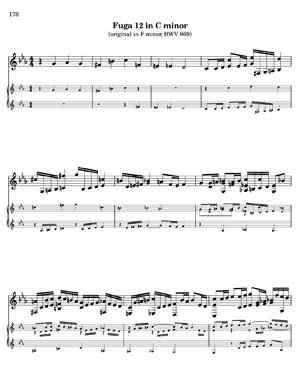 Bach Well Tempered Clavier for 7 string guitar Vol 2