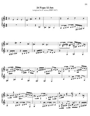 Bach Well Tempered Clavier for 7 string guitar Vol 2