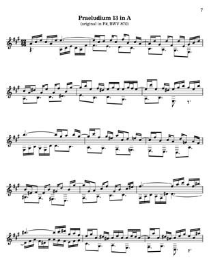 Bach Well Tempered Clavier for 7 string guitar Vol 3
