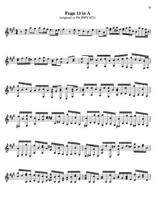 Bach Well Tempered Clavier for 7 string guitar Vol 3