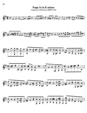 Bach Well Tempered Clavier for 7 string guitar Vol 3