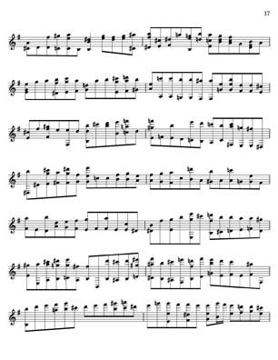 Bach Well Tempered Clavier for 7 string guitar Vol 3