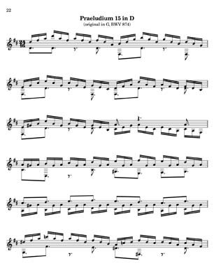 Bach Well Tempered Clavier for 7 string guitar Vol 3