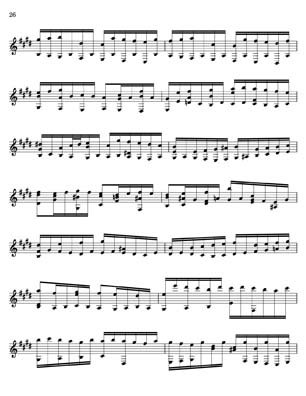 Bach Well Tempered Clavier for 7 string guitar Vol 3