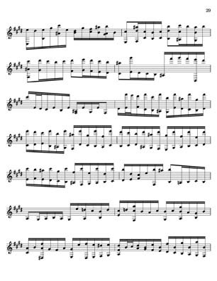 Bach Well Tempered Clavier for 7 string guitar Vol 3