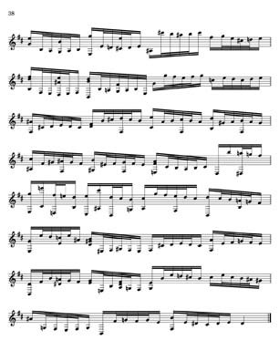Bach Well Tempered Clavier for 7 string guitar Vol 3