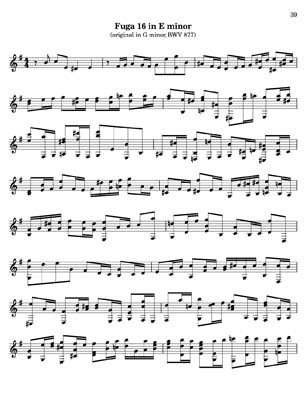 Bach Well Tempered Clavier for 7 string guitar Vol 3