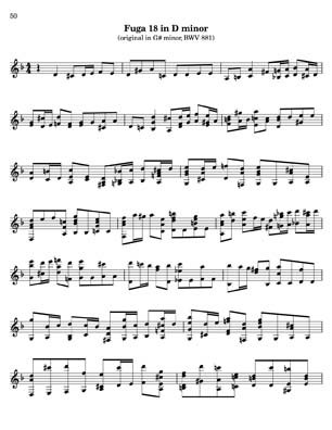Bach Well Tempered Clavier for 7 string guitar Vol 3