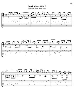 Bach Well Tempered Clavier for 7 string guitar Vol 3