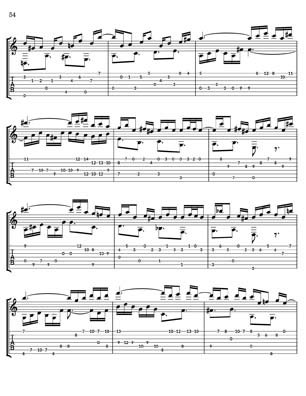 Bach Well Tempered Clavier for 7 string guitar Vol 3