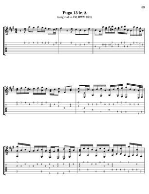 Bach Well Tempered Clavier for 7 string guitar Vol 3