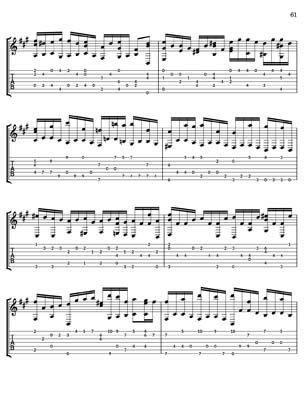 Bach Well Tempered Clavier for 7 string guitar Vol 3