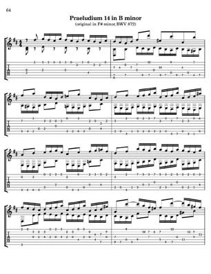 Bach Well Tempered Clavier for 7 string guitar Vol 3