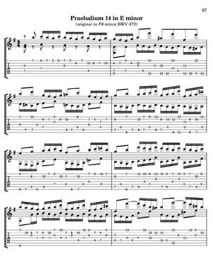 Bach Well Tempered Clavier for 7 string guitar Vol 3