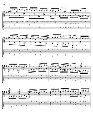 Bach Well Tempered Clavier for 7 string guitar Vol 3