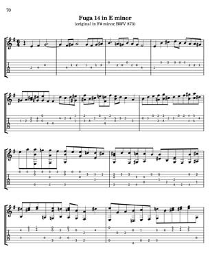 Bach Well Tempered Clavier for 7 string guitar Vol 3