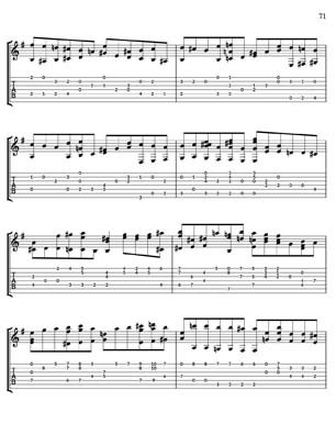 Bach Well Tempered Clavier for 7 string guitar Vol 3