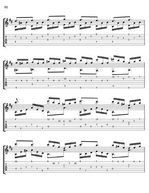 Bach Well Tempered Clavier for 7 string guitar Vol 3