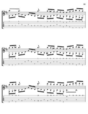 Bach Well Tempered Clavier for 7 string guitar Vol 3