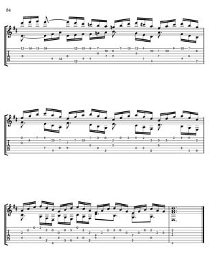 Bach Well Tempered Clavier for 7 string guitar Vol 3