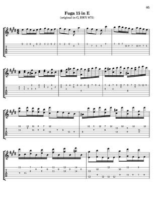 Bach Well Tempered Clavier for 7 string guitar Vol 3