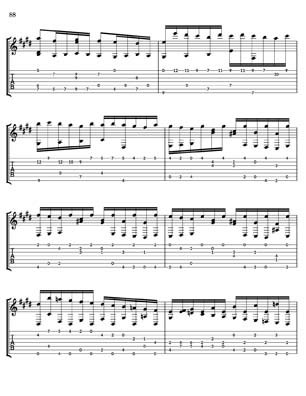 Bach Well Tempered Clavier for 7 string guitar Vol 3