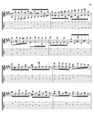 Bach Well Tempered Clavier for 7 string guitar Vol 3