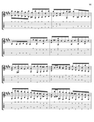 Bach Well Tempered Clavier for 7 string guitar Vol 3