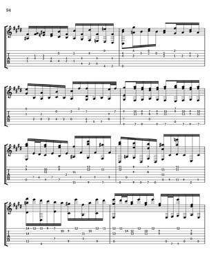 Bach Well Tempered Clavier for 7 string guitar Vol 3