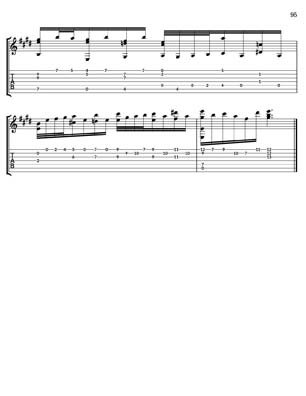 Bach Well Tempered Clavier for 7 string guitar Vol 3