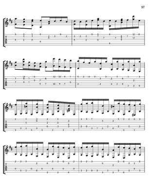 Bach Well Tempered Clavier for 7 string guitar Vol 3