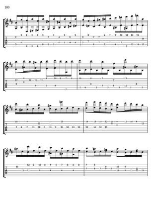 Bach Well Tempered Clavier for 7 string guitar Vol 3