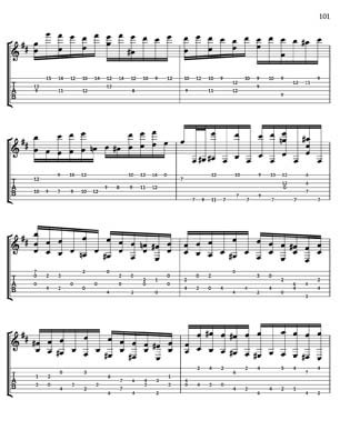 Bach Well Tempered Clavier for 7 string guitar Vol 3