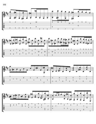 Bach Well Tempered Clavier for 7 string guitar Vol 3